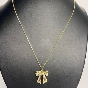 Gold Filled Bow Necklace